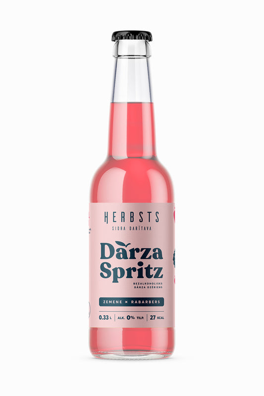 Dārza Spritz – Zemene × Rabarbers
